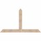 Ekena Millwork Portland Smooth Timber Gable Bracket, Douglas Fir, 72"W x 42"H x 1 1/2"D x 5 1/2"F, 14/12 Pitch GBW072X42X0206POR00SDF - alternate 1